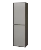 ERE V640 L kancelářská skříň, 1-dveřová, 2000x600x400, levá, metalická